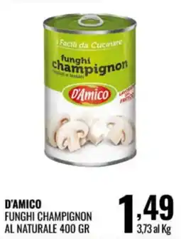 Gecop D'Amico funghi champignon al naturale offerta
