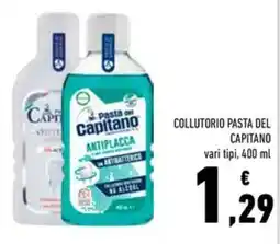 Conad Superstore Collutorio pasta del capitano offerta
