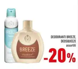 Conad Superstore Deodoranti Breeze offerta
