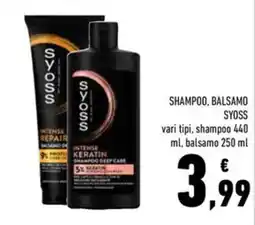 Conad Superstore Shampoo, balsamo Syoss offerta