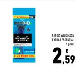 Conad Superstore Rasoio Wilkinson Extra3 Essential offerta