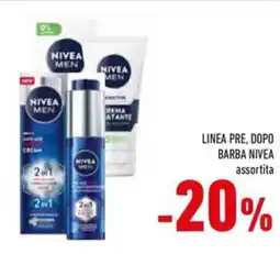 Conad Superstore Linea pre, dopo barba Nivea assortita offerta