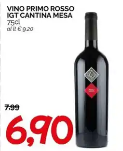 Hardis Vino Primo Rosso IGT Cantina Mesa offerta