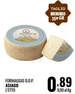 Gecop Formaggio D.O.P. Asiago L'Etto offerta