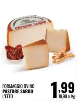 Gecop Formaggio ovino Pastore Sardo offerta