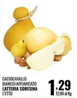 Gecop Caciocavallo bianco/affumicato Latteria Soresina offerta