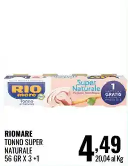 Gecop Riomare tonno super naturale offerta