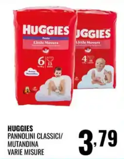 Gecop Huggies pannolini classici offerta