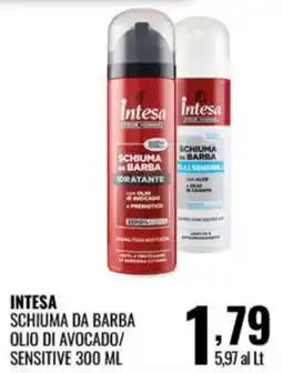 Gecop Intesa schiuma da barba olio di avocado/ sensitive offerta