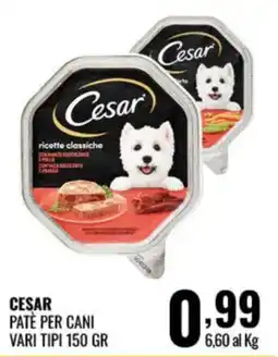 Gecop Cesar paté per cani offerta