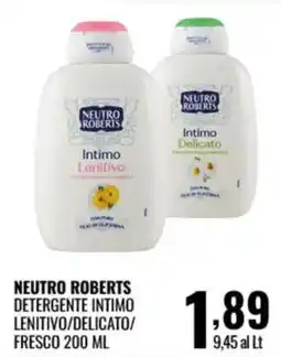 Gecop Neutro Roberts Detergente Intimo Lenitivo/Delicato/Fresco offerta