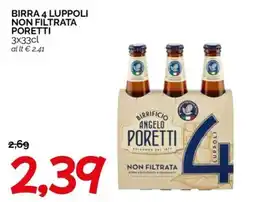 Hardis Birra 4 luppoli non filtrata Poretti offerta