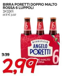 Hardis Birra Poretti Doppio Malto Rossa 6 Luppoli offerta