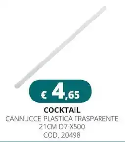 Altasfera Cannucce plastica trasparente offerta