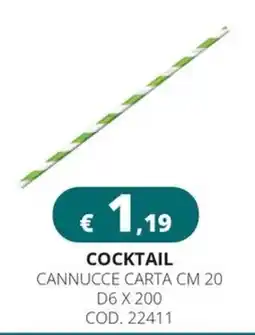 Altasfera Cannucce carta offerta