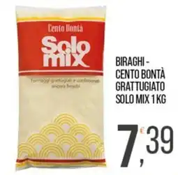 Cash pro Biraghi - Cento Bontà grattugiato solo mix offerta
