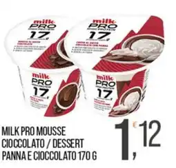 Cash pro Milk Pro Mousse Cioccolato offerta