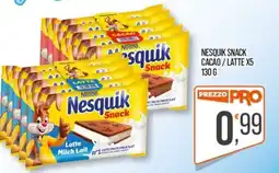 Cash pro Nesquik Snack Latte offerta