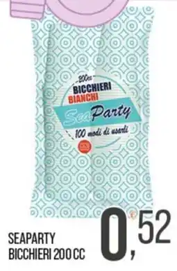 Cash pro Seaparty bicchieri offerta