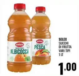 Gecop Selex succhi di frutta vari tipi offerta