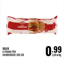 Gecop Selex 6 panini per hamburger offerta