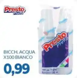 GeD Shopping Bicchieri acqua presto bianco offerta