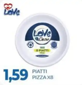 Love Clean piatti pizza