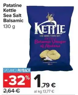 Carrefour Express Kettle Patatine Sea Salt Balsamic offerta
