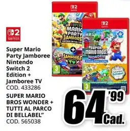 MediaWorld Super Mario Party Jamboree Nintendo Switch 2 Edition + Jamboree TV offerta