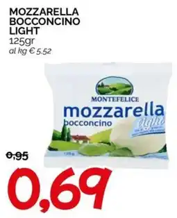 Hardis Mozzarella bocconcino light Montefelice offerta