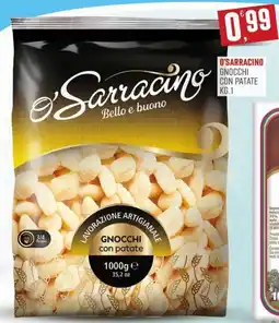 Marketpiù O'Sarracino Gnocchi con patate offerta