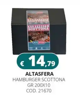 Altasfera Hamburger scottona alta sfera offerta