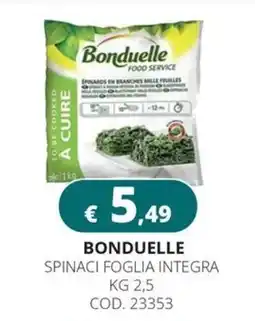 Altasfera Bonduelle spinaci foglia integra offerta