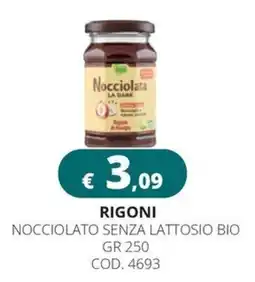 Altasfera Rigoni Nocciolato senza lattosio bio offerta