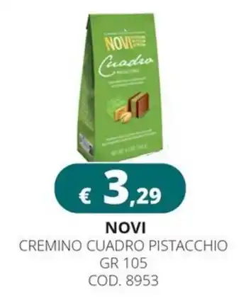 Novi cremino cuadro pistacchio