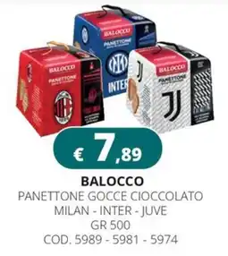 Altasfera Balocco panettone gocce cioccolato offerta