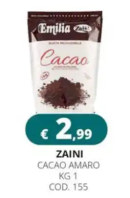 Altasfera Zaini cacao amaro offerta