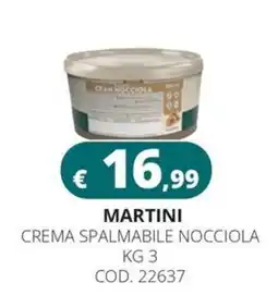Altasfera Martini crema spalmabile nocciola offerta