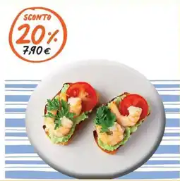 Gelmarket Bruschette con gamberetti offerta