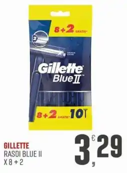 Marketpiù Gillette Rasoi Blue II offerta
