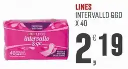 Marketpiù Lines intervallo & go offerta