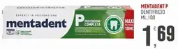 Marketpiù Mentadent dentifricio offerta