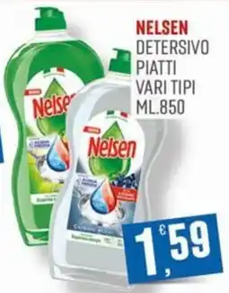 Marketpiù Nelsen detersivo piatti vari tipi offerta