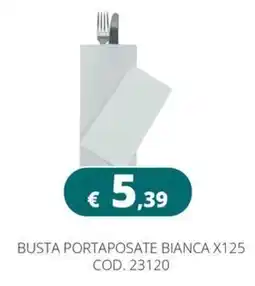 Altasfera Busta portaaposate bianca offerta