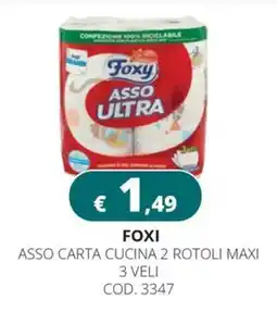 Altasfera Foxy asso carta cucina offerta