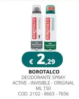 Altasfera Borotalco deodorante spray offerta