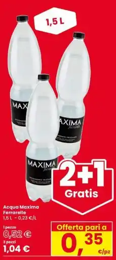 Eurospar Acqua Maxima Ferrarelle offerta