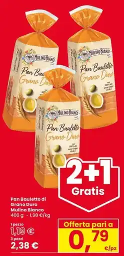 Eurospar Pan Bauletto di Grano Duro Mulino Bianco offerta