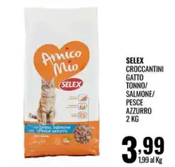 Gecop Amico Mio Croccantini Gatto Tonno/Salmone/Pesce Azzurro offerta