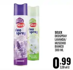 Gecop Selex deospray lavanda/muschio bianco offerta